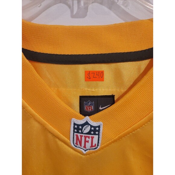 **RARE** Authentic Aaron Rodgers Green Bay Packers NFL NIKE Elite Jersey Sz 48 - Picture 9 of 9